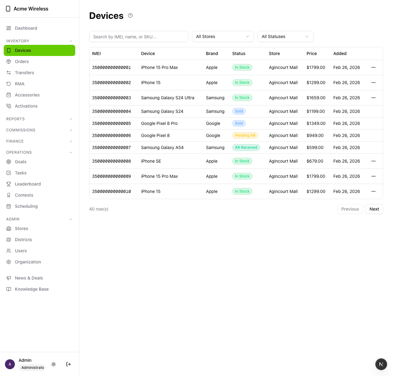 Inventory Management
